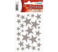 HERMA Magic Sticker de Noël Motif étoiles argentées