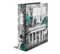 HERMA Motif classeur à levier A4 Villes Berlin, dos de 7 cm, en carton robuste, imprimé entièrement à l'extérieur et à l'intérieur
