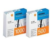 Herma Anneaux de renfort en rouleau – 500 pièces Ø 12 mm, autocollants, résistants à la déchirure