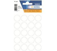 HERMA - Papier - auto-adhésif - blanc - diamètre 19 mm 100 étiquette(s) étiquettes G