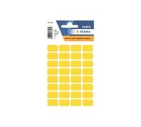 Herma - Étiquettes En Papier Autocollantes - Jaune - 12 X 19 Mm 160 Étiquette(S) ( 5 Feuille(S) X 32 )
