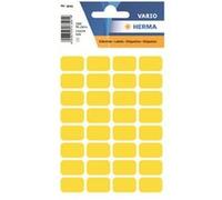 HERMA - Papier - auto-adhésif - jaune - 12 x 19 mm 160 étiquette(s) (5 feuille(s) x 32) étiquettes G