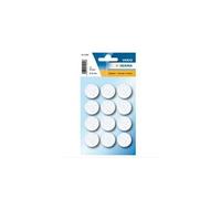 herma patins de feutre autocollants, diamï¿½tre: 22 mm, blanc noir