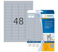 HERMA plaque signalétique étiquettes SPECIAL 45,7 x 21,2 mm argent 1.200 étiquettes
