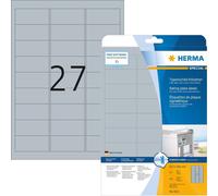 Herma 4222 Etiquette plaques signalétiques 63.5 x 29.6 mm film de polyester argent 675 pc(s) fixation permanente imprimante laser