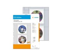 HERMA - Pochette CD - capacité : 2 CD - transparent (pack de 10)