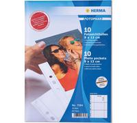 Herma Pochettes photos 7584 – Pack de 10 pour 6 photos 9×13 cm (paysage) – Blanc, PP