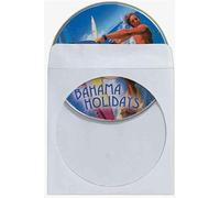 HERMA - pochettes papier CD/DVD, avec fenêtre, blanches G