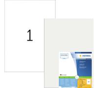 HERMA Premium - Adhésif permanent - blanc - A3 (297 x 420 mm) 100 pcs (100 feuilles x 1) étiquettes