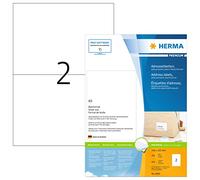 Herma Special - Étiquettes Adresses - Mat - Auto-Adhésif - Blanc - 148 X 105 Mm 800 Étiquette(S) (400 Feuille(S) X 2)