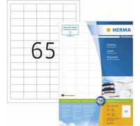 Herma 4270 Étiquettes 38,1 x 21,2 Premium A4 6500 pièces Blanc