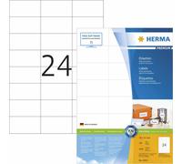 Herma 4464 Étiquettes 70 x 37 Premium A4 2400 pièces Blanc
