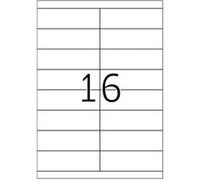 Herma Étiquettes 4264 Premium A4 105 x 33,8 mm mat auto-adhésives permanentes 1600 pièces Blanc