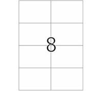 Herma Étiquettes Premium papier mat auto-adhésives permanentes 105 x 74 mm 80 étiquettes blanc