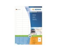 HERMA Premium - Papier - mat - auto-adhésif permanent - blanc - 48.3 x 16.9 mm 12800 étiquette(s) (200 feuille(s) x 64) étiquettes laminées