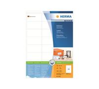 HERMA Premium - Papier - mat - auto-adhésif permanent - blanc - 70 x 36 mm 4800 étiquette(s) (200 feuille(s) x 24 étiquettes laminées
