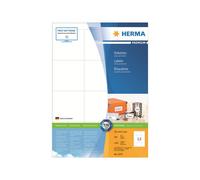 HERMA Premium - Papier - mat - auto-adhésif permanent - blanc - 70 x 67.7 mm 1200 étiquette(s) (100 feuille(s) x 12) étiquettes laminées