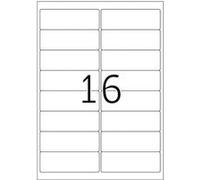 HERMA Premium - Papier - mat - auto-adhésif permanent - blanc - 99.1 x 33.8 mm 1600 étiquette(s) (100 feuille(s) x 16 étiquettes d'adresse laminées Blanc G