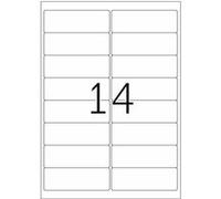HERMA Premium - Papier - mat - auto-adhésif permanent - blanc - 99.1 x 33.8 mm 400 étiquette(s) (25 feuille(s) x 16) étiquettes d'adresse laminées Blanc G