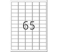 Herma Papier Premium pour imprimante laser/jet d'encre/couleur A4 38,1x21,2 mm Blanc 1625 pages