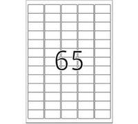 HERMA Premium - Papier - mat - auto-adhésif permanent - Ultra blanc - 38.1 x 21.2 mm 6500 étiquette(s) (100 feuille(s) x 65 étiquettes d'adresse laminées G