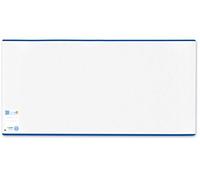 Herma Protège-livre Enveloppe/Classic, plastique transparent, bord bleu, 220 x 380 mm, 1 pièce
