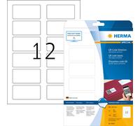 HERMA QR Code Étiquettes 80 x 40 mm rectangulaires blanches 300 pièces