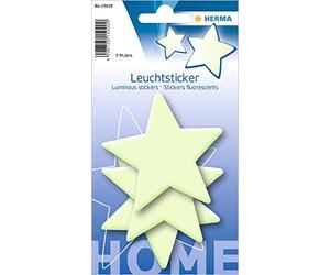 Herma réfléchissant Stickers, Permanent Tenir, 5 Fluorescent Stickers par lot, Sterne