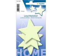 Herma Reflective Stickers, Permanent Hold, 5 Fluorescent Stickers per Pack Large