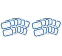 HERMA Sachet de 12 étiquettes pour cahiers 6 feuilles Cadre bleu 82 x 55 mm (Lot de 2)