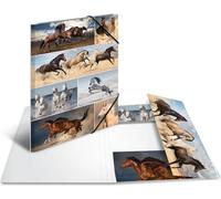 HERMA Sammelmappe A3 Pferde Pappe