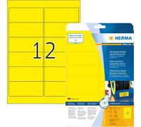 HERMA Signal-Etiketten A4 99,1x42,3 mm gelb Folie 300 St.