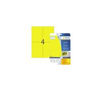 HERMA Signal-Schilder A4 105x148 mm gelb Folie 100 St.