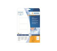 Herma Étiquettes badges 4412 80×50 mm acétate cellulose blanc 250 pcs décollables pour laser couleur