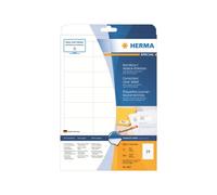 HERMA Special - Blanc - 64.6 x 33.8 mm 600 étiquette(s) (25 feuille(s) x 24) étiquettes de correction/couverture en papier opaques mates autocollantes permanentes