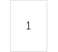 Herma Étiquettes de correction 4230 – A4 210 x 297 mm – 25 autocollantes permanentes blanches