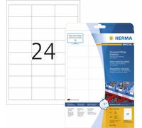Herma 4691 Étiquettes plastique 66 x 33,8 A4 LaserCopy Blanc