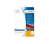 Herma Special - Mat - Auto-Adhésif Amovible - Blanc - 97 X 42.3 Mm 240 Étiquette(S) (20 Feuille(S) X 12) Étiquettes Pelliculées