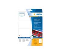 Herma Special - Mat - Auto-Adhésif Amovible - Blanc - 99.1 X 67.7 Mm 160 Étiquette(S) (20 Feuille(S) X 8) Étiquettes