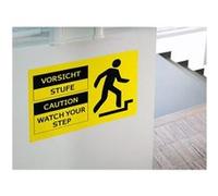 Etiquette plastique Herma 105 x 148 mm jaune 100 pc(s) fixation extra-forte