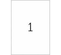 HERMA Special - Mat - auto-adhésif permanent - transparent - A4 (210 x 297 mm) 25 étiquette(s) étiquettes pelliculées Transparent G