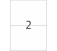 Etiquette plastique Herma 4683 210 x 148 mm film de polyester transparent 50 pc(s) fixation permanente