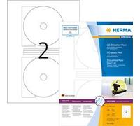 Herma Étiquettes 4460 pour CD diamètre 116 mm A4 200 pièces papier mat auto-adhésif permanent blanc