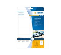 HERMA Special - Papier - haute-brillance - auto-adhésif permanent - blanc - 88.9 x 46.6 mm 300 étiquette(s) (25 feuille(s) x 12) étiquettes