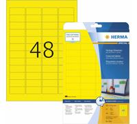 Herma 4366 Étiquettes 45,7 x 21,2 A4 960 pièces Jaune