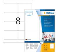 Herma 10308 Étiquettes movables/amovibles 96 x 63,5 A4 800 pièces Blanc
