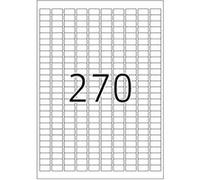 HERMA Special - Papier - mat - auto-adhésif amovible - blanc - 17.8 x 10 mm 6750 étiquette(s) (25 feuille(s) x 270 étiquettes Blanc G