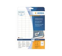 HERMA Special - Papier - mat - auto-adhésif amovible - blanc - 25.4 x 16.9 mm 2800 étiquette(s) (25 feuille(s) x 112) étiquettes