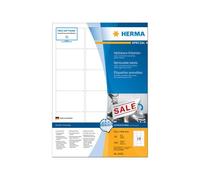 Herma 10302 Étiquettes movables/amovibles 63,5 x 46,6 A4 1800 pièces Blanc