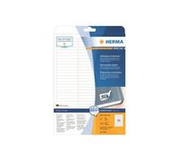 Herma Étiquettes amovibles 4202 63,5 x 8,5 A4 Blanc